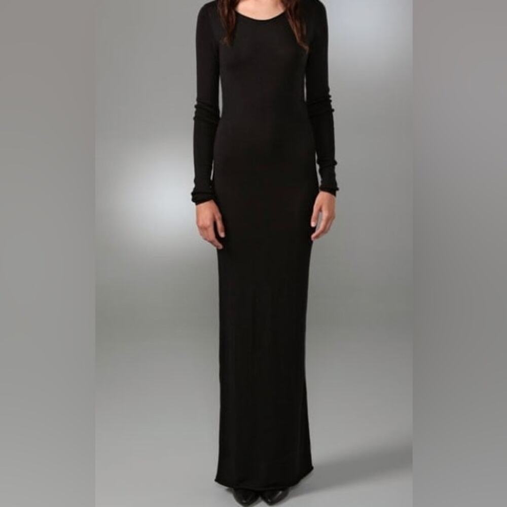 Elegant Black Long Sleeve Dress